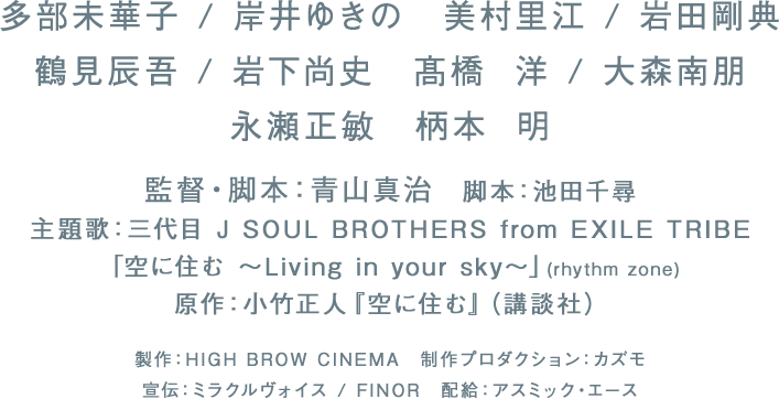 映画『空に住む』公式サイト 5.1 デジタル配信／8.4 ブルーレイ＆DVDリリース